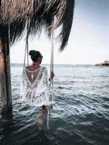 podzim na pláži na severním Kypru