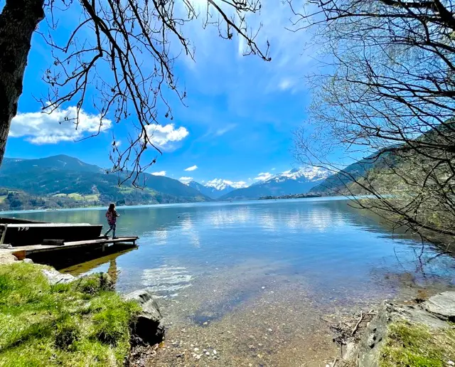 Koupání v Zell am See s dětmi