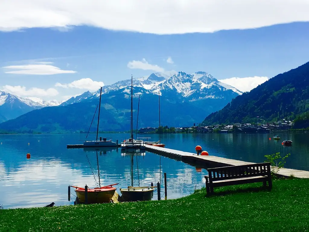 Koupání v Zell am See s dětmi